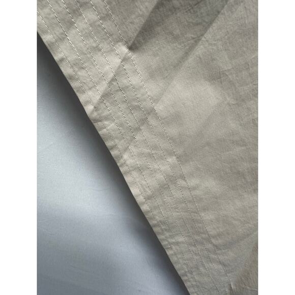 Halston Beckett Dress in Cotton Poplin Light Taupe Size 12 NWT - Picture 7 of 11